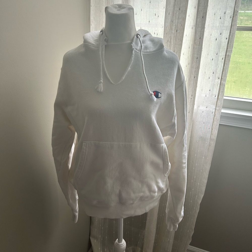 Women’s Champion Hoodie Size Small White